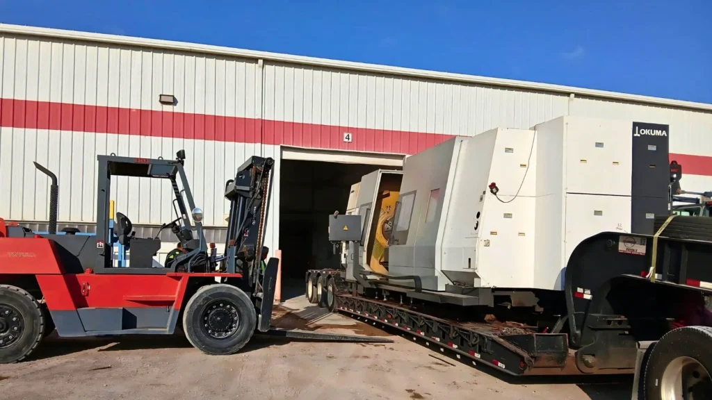 CNC Machine Moving